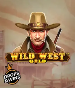  See the bold sheriff of "Wild West Gold," a captivating slot game by Pragmatic Play. The image shows a determined sheriff with a golden star badge, framed by a sun-baked Old West town backdrop. The game's title is prominently displayed in a classic font, highlighting the Wild West adventure theme. 