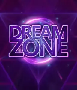 Enter the mesmerizing realm of the Dream Zone game by ELK Studios, showcasing a brilliant purple and blue cosmic backdrop with the futuristic logo glowing brightly. This graphic evokes a dream-like atmosphere, great for players who love sci-fi, offering a unique gaming experience.